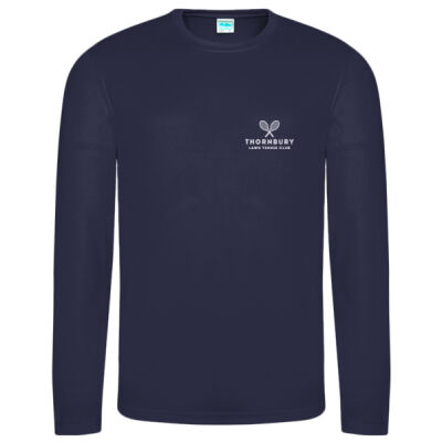 Embroidered Long Sleeve Wicking T  Thumbnail